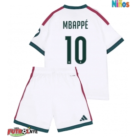 Camiseta Real Madrid Kylian Mbappe #10 Primera Equipación para niños 2026-27 manga corta (+ pantalones cortos)